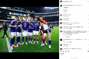 小组赛贡献2进球1助攻，上田绮世在社交媒体上为与巴西的对战预热：我们要赢得这场关键战！