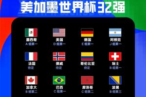 世界杯16强诞生：科特迪瓦小组第二晋级，厄瓜多尔小组第三出线